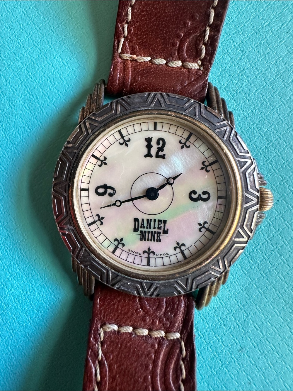 Vintage Daniel Mink Texas Ranger Sterling Watch
